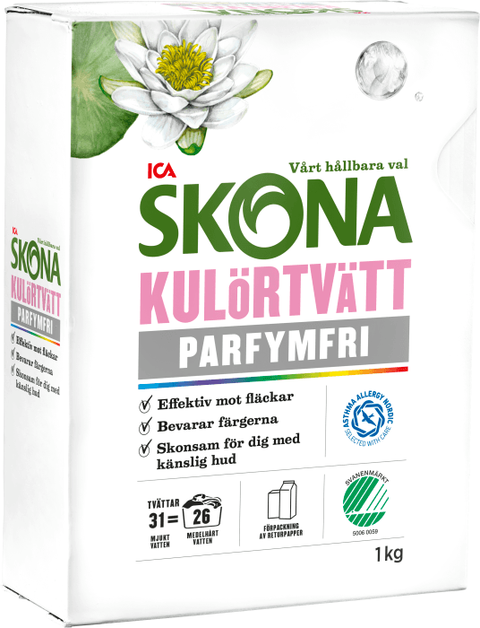 Tvättmedel Kulörtvätt Parfymfri