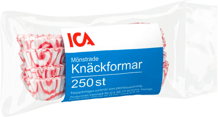 Knäckformar Mönstrade