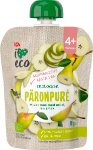 Klämmis Päronpuré 4 mån Eko