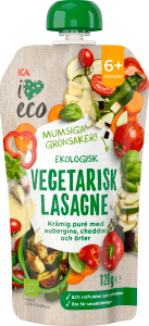 Barnmat Vegetarisk Lasagne Ekologisk