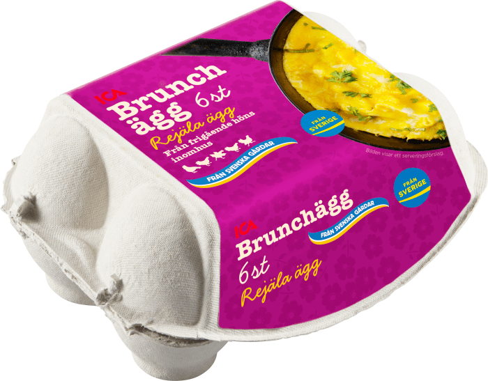 Brunchägg Frigående L