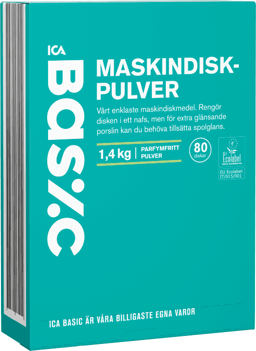 Maskindiskpulver