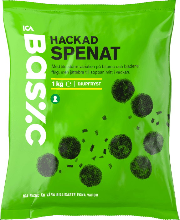 Spenat Hackad Fryst