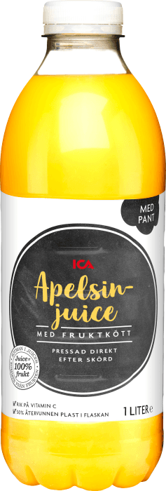 Apelsinjuice med fruktkött