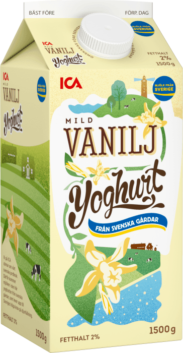 Yoghurt Vanilj Mild 2%