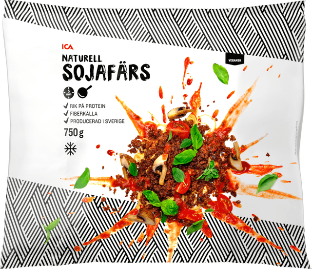 Sojafärs vegansk Fryst