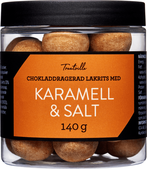 Lakritskulor Karamell & Salt