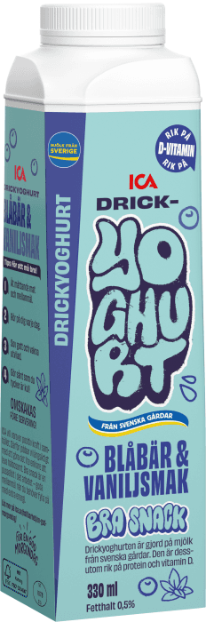 Drickyoghurt Blåbär & Vanilj