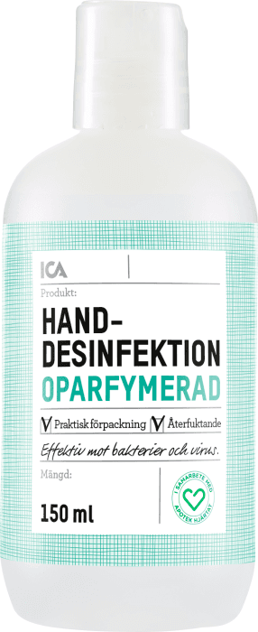 Handdesinfektion Oparfymerad