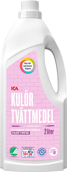 Kulörtvätt flytande