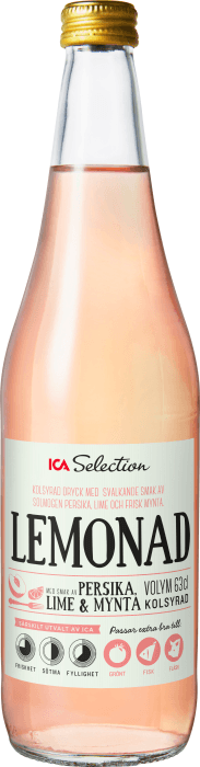 Lemonad Persika, Lime & Mynta