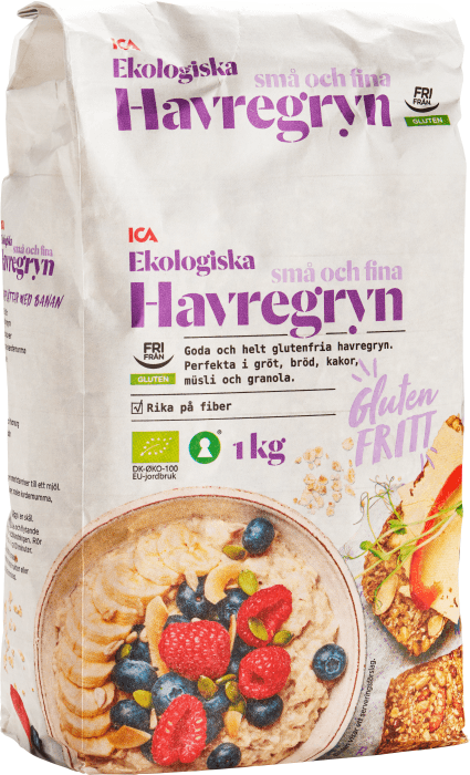 Havregryn Glutenfria Ekologiska