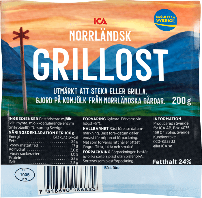 Grillost Norrländsk 24%