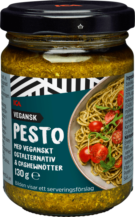 Pesto Basilika med Vegansk Ost