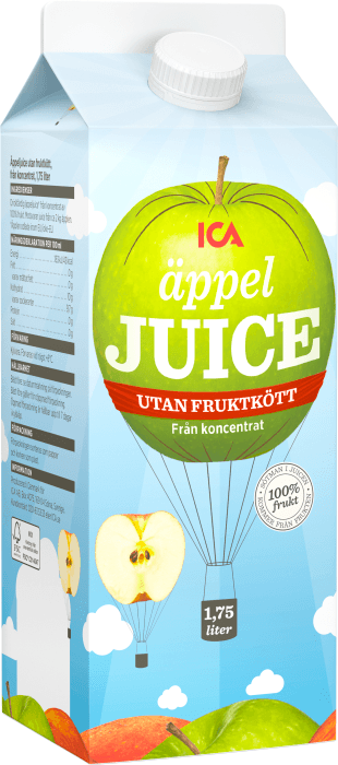 Juice Äpple utan fruktkött