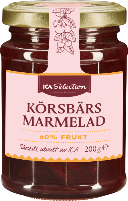 Marmelad Körsbär
