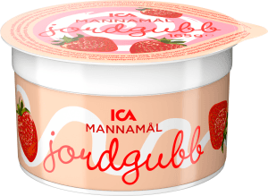 Mannamål Jordgubb
