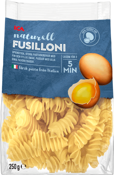 Pasta Fusilloni Naturell Färsk