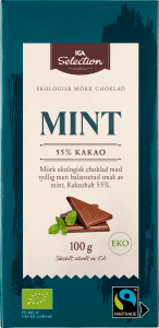 Chokladkaka Mint Mörk Choklad 55%