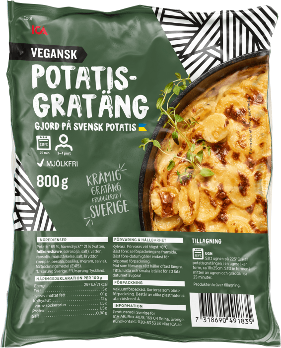 Potatisgratäng vegansk