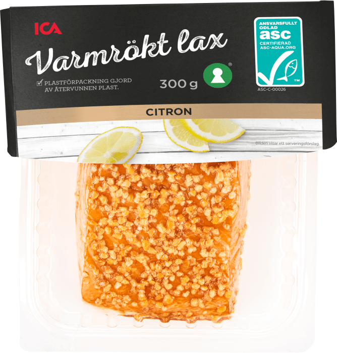 Lax i bit varmrökt citron