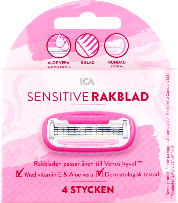 Rakblad Sensitive 5-blad