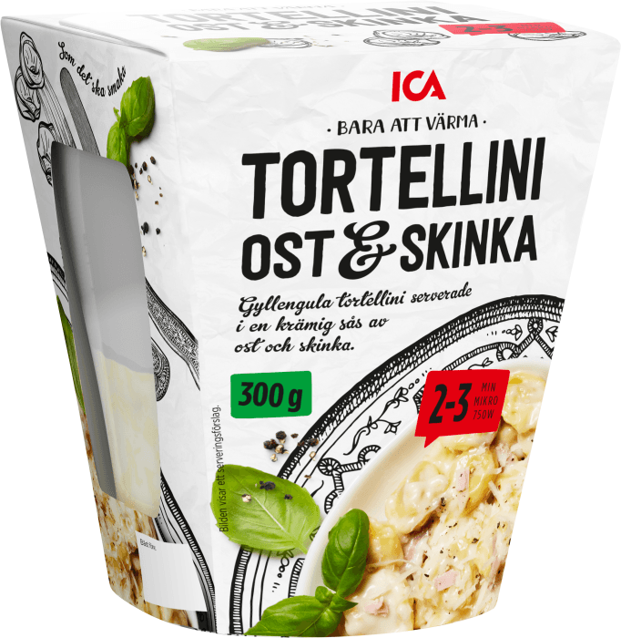 Färdigmat Tortellini Ost och Skinka