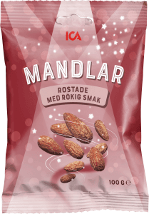 Mandlar Rostade Rökiga