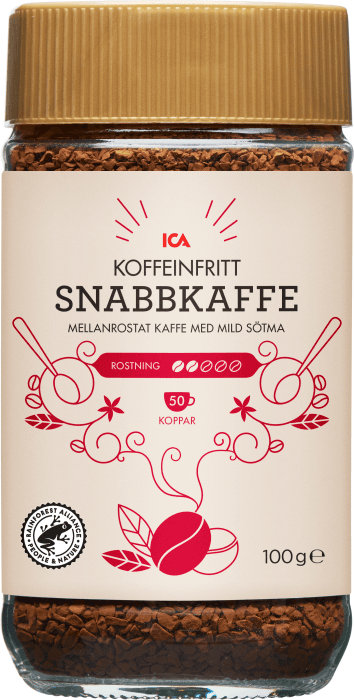 Snabbkaffe Koffeinfritt