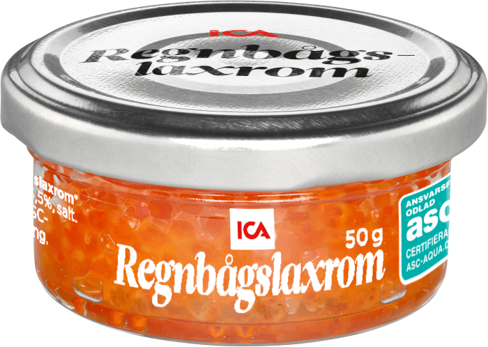 Regnbågslaxrom Miljömärkt