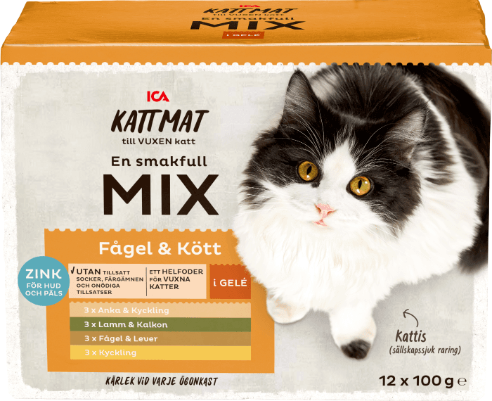 Kattmat Fågel & Kött i gelé
