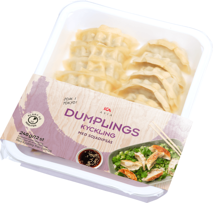 Dumplings Kyckling Färska