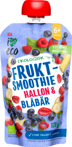 Fruktsmoothie hallon & blåbär