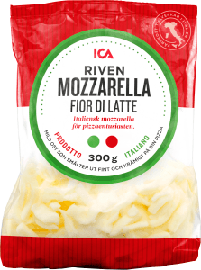 Riven mozzarella