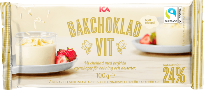 Vit bakchoklad