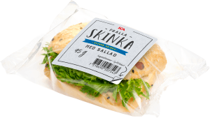 Fralla med Skinka och Sallad