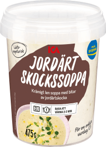 Jordärtskockssoppa med bitar