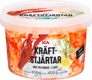 Kräftstjärtar med dillsmak i lake