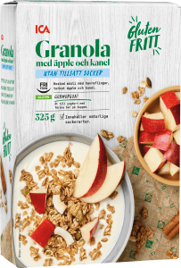 Glutenfri Granola äpple & kanel
