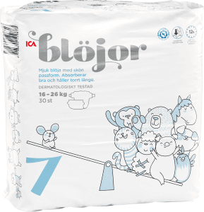 Öppna Blöjor Strl 7, 16-26kg Miljömärkt