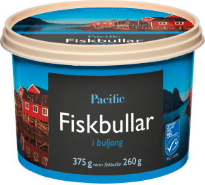 Fiskbullar i buljong
