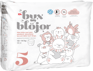 Byxblöjor Strl 5, 10-14kg Miljömärkt
