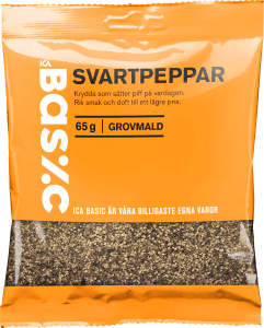 Svartpeppar grovmalen