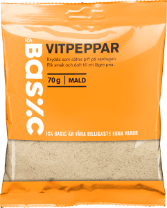 Vitpeppar malen