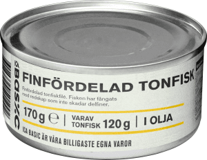 Tonfisk finfördelad i olja