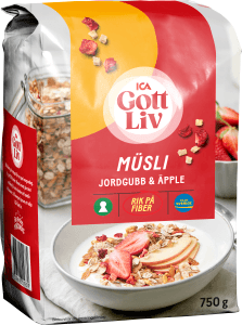 Müsli Jordgubb äpple
