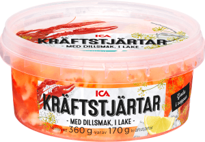 Kräftstjärtar med dillsmak i lake