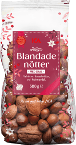 Blandade Naturella nötter med skal