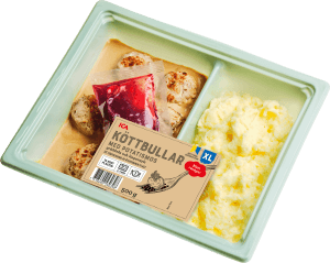 Färdigmat XL Köttbullar med Potatismos och Lingonsylt