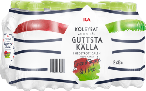 Kolsyrat Mineralvatten Granatäpple/Lime